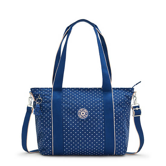 Kipling Asseni Small Printed Toteväska Blå | SE 1748KO